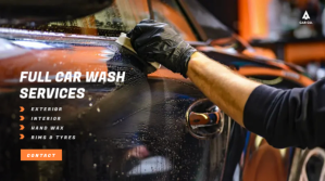 Car Wash/Service Video Ad Digitalt display (16:9) template