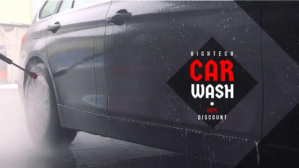 Black Car Wash Promotion Digitalt display Template