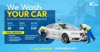 Car Wash Services Ad Obraz udostępniany na Facebooku template