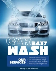 Car Wash Services Instagram Portrait template