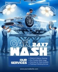 Car Wash Services Instagram Portrait template