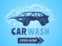 Car Wash Yard Sign template