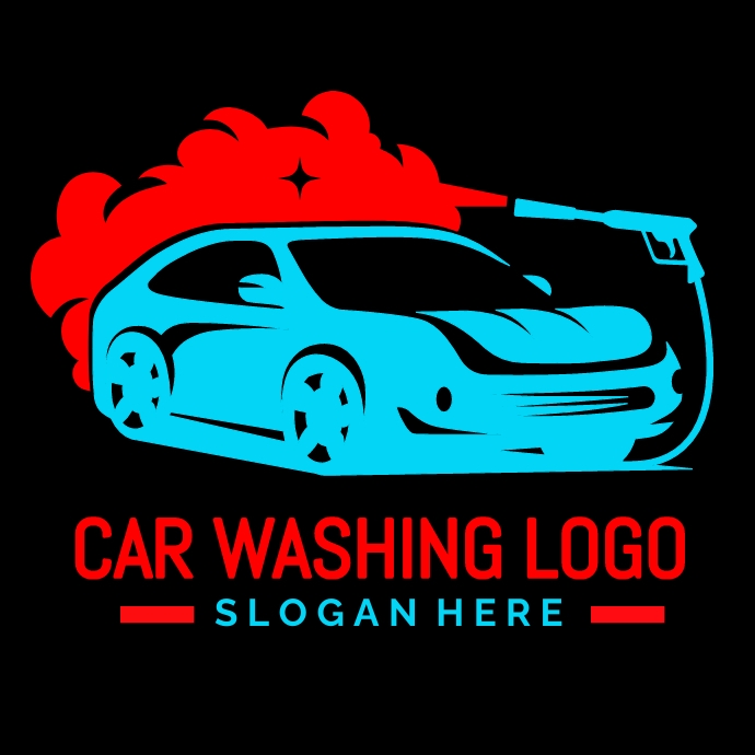 car washing logo, car cleaning logo Template | PosterMyWall