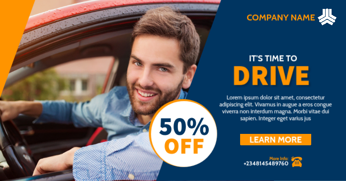 Driving Course Promotion Template | PosterMyWall