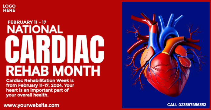 Cardiac Rehabilitation Week Social Template | PosterMyWall