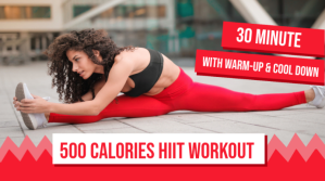 Cardio Hiit Workout Tabata Yoga Fitness Excer Thumbnail sa YouTube template