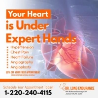 Cardiologist Instagram Post template