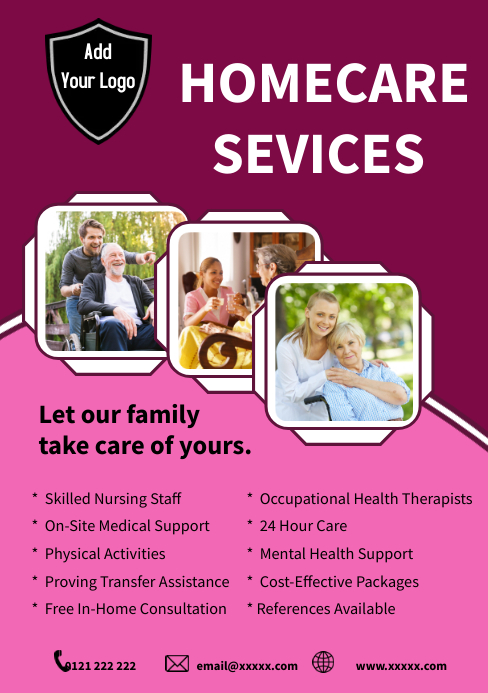 Care Agency Home Care template | PosterMyWall