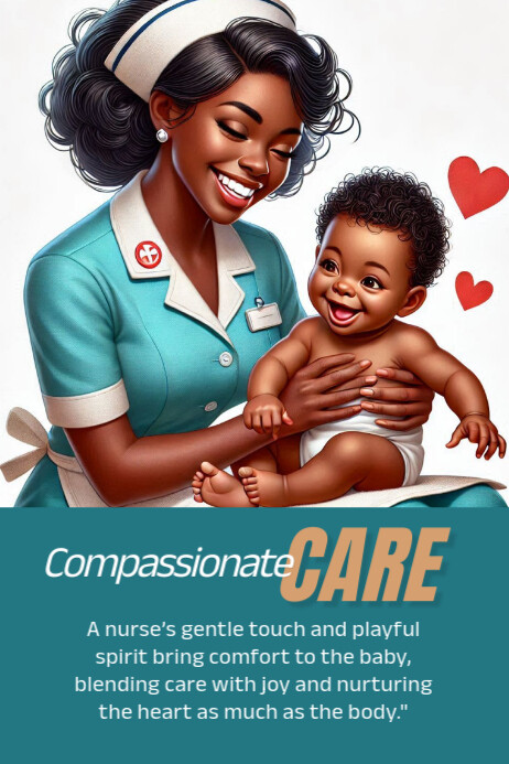Care 海报 template