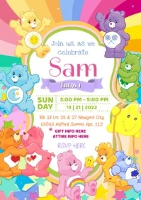 Carebears A4 template