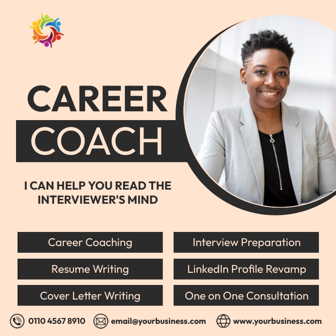 Copy of career coach flyer | PosterMyWall