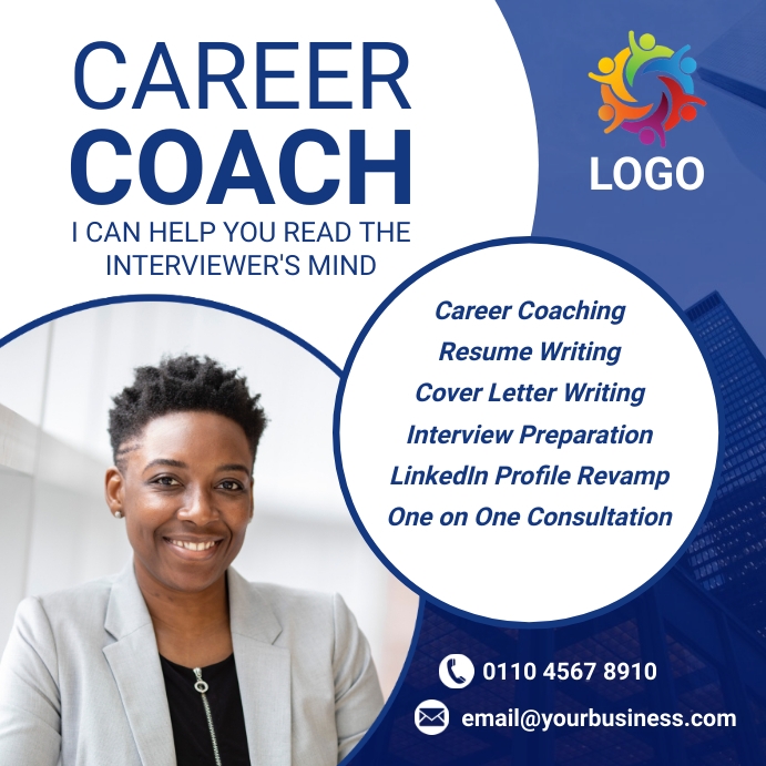 career coach services Template | PosterMyWall