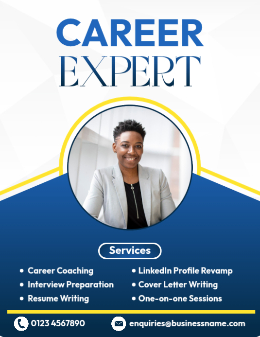 career coaching poster Template | PosterMyWall