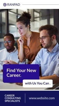 career consulting professional services insta História do Instagram template