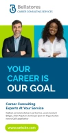 Career Consulting services 2024 2025 2026 202 Roll Up Banner 3' × 6' template