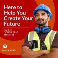 Career consulting services professional servi โพสต์บน Instagram template