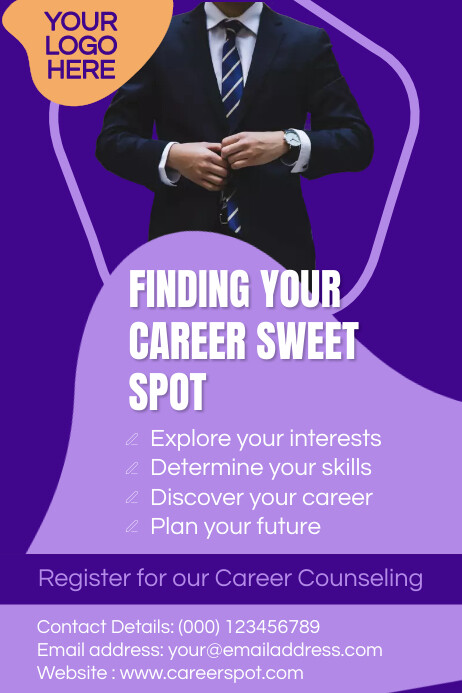Career Counseling Template | PosterMyWall