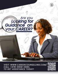 Career Counselling Poster, Career Counselling Template | PosterMyWall