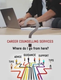 career counselling flyer template