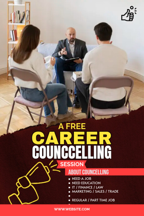 Career Counselling Template Banner 4' × 6'