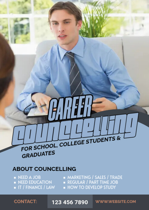 Career Counselling Template | PosterMyWall