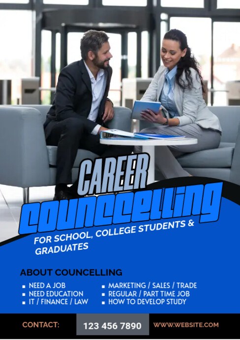Copy of Career Counselling Template | PosterMyWall
