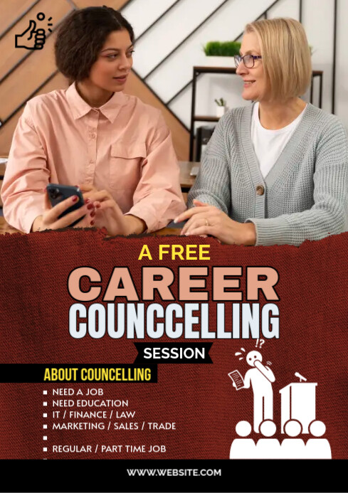 Copy of Career Counselling Template | PosterMyWall