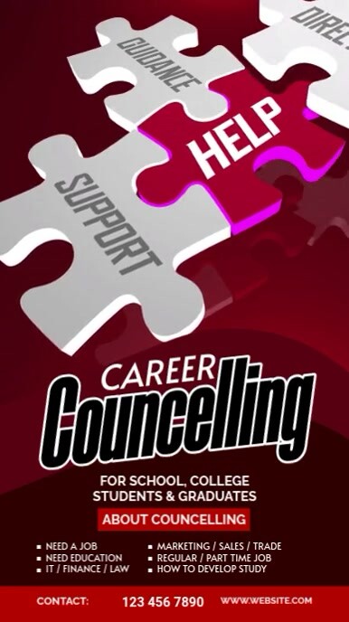 Copy of Career Counselling Template | PosterMyWall