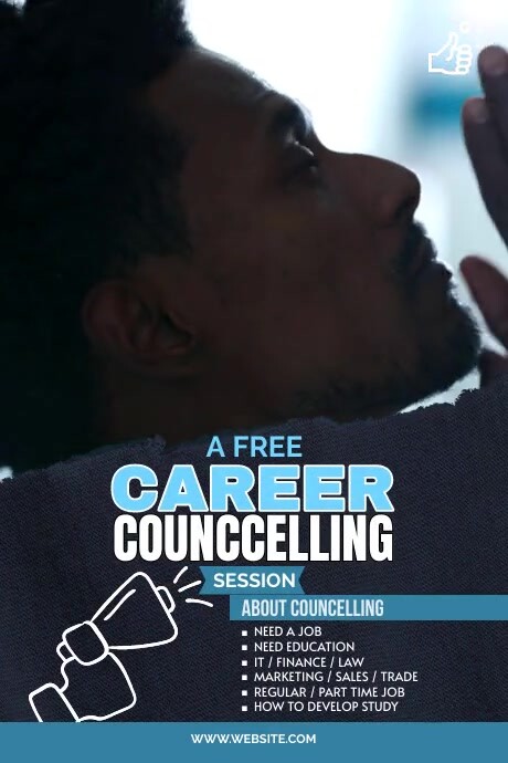 Career Counselling Template เทมเพลต | PosterMyWall