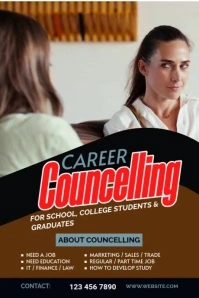 Career Counselling Template Poster