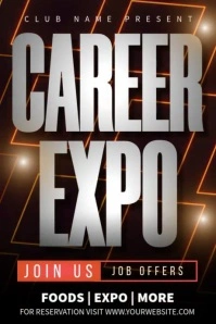 Career Expo Event Plakat template