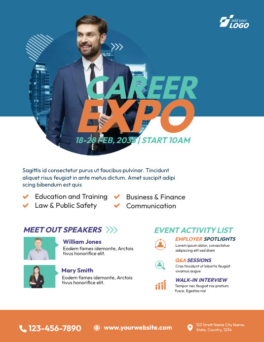 Career Expo Flyer Template | PosterMyWall