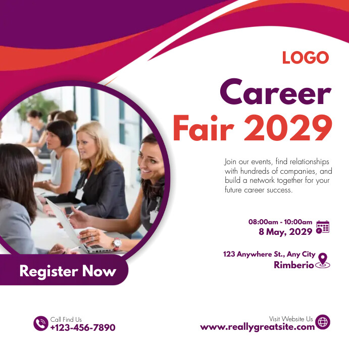 Plantilla de CAREER EXPO FLYERS | PosterMyWall