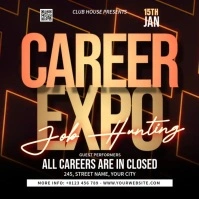 Career Expo Job Hunting Publicación de Instagram template