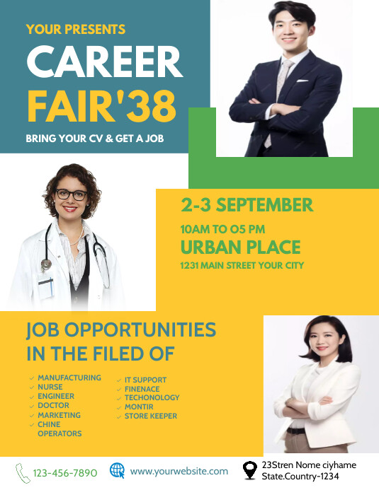 Career fair Template | PosterMyWall
