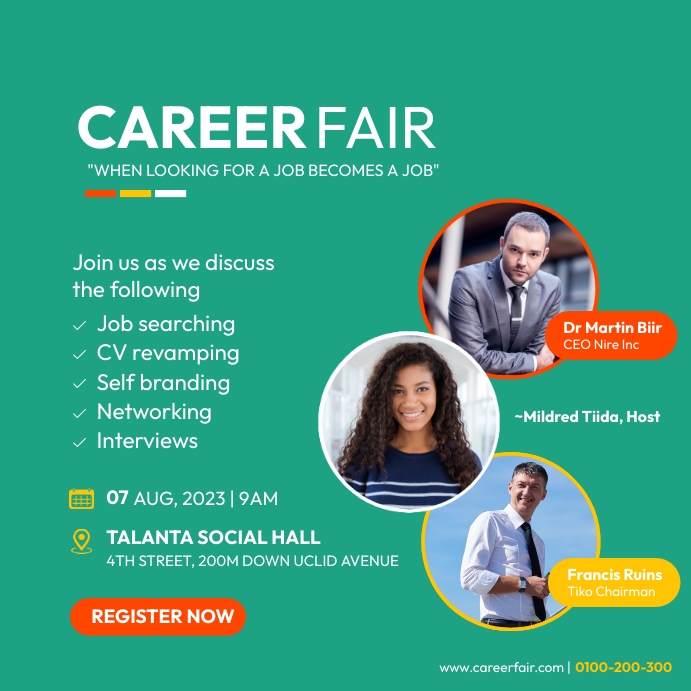 Career fair Template | PosterMyWall