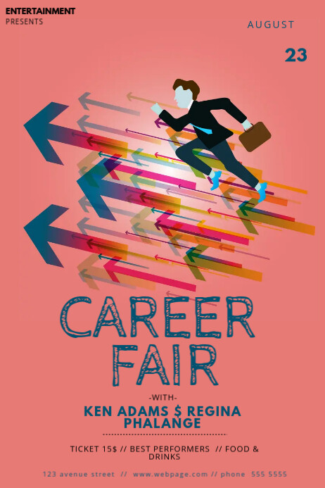 Career Fair Flyer Template Postermywall