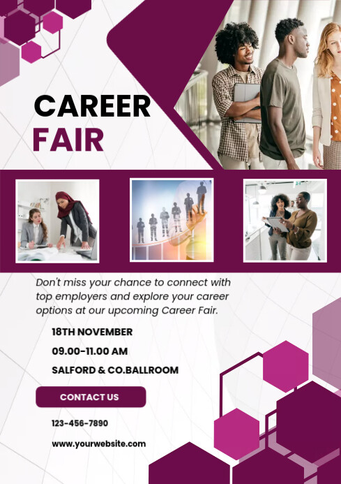 career fair temlplate Template | PosterMyWall