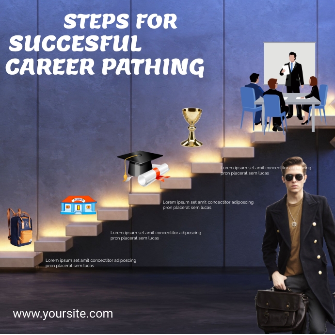 Career Path Design Templat | PosterMyWall