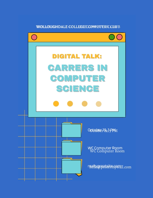 CAREER TALK Template | PosterMyWall