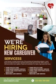 Caregiver service (1) Grafica Pinterest template