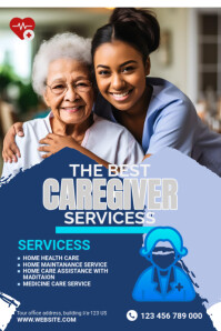 Viola Caregiver Services แบนเนอร์ 4' × 6' Template