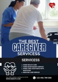 Caregiver service A2 template