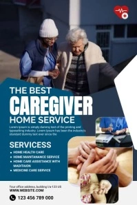 Caregiver service Gráfico de Tumblr template