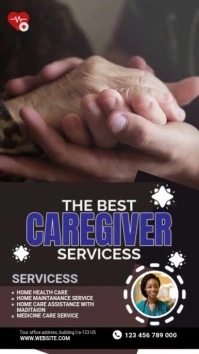 Caregiver service Instagram Story template