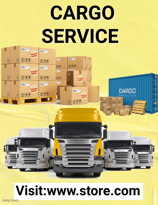 Cargo Service Template PosterMyWall cargo-service-template-postermywall