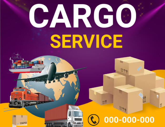 Cargo services Template PosterMyWall