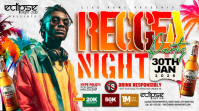 Caribbean Reggae Night Bash YouTube Thumbnail template