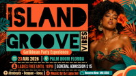 สีดำ Caribbean Party YouTube Thumbnail Template
