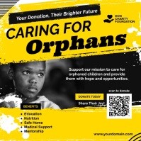 Caring for Orphans Donation Flyer Poster Template | PosterMyWall